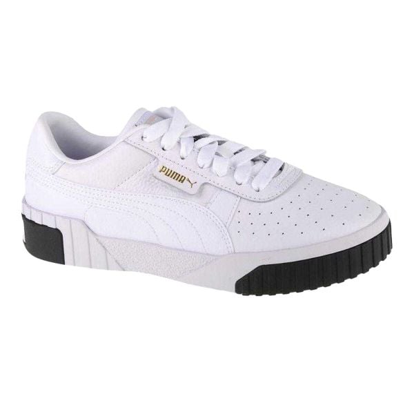 Damskie Buty Sportowe Z Logo Cali. Białe buty sportowe na co dzień damskie Puma, bez wzorów, z gumy, trekkingowe. Za 139.00 zł.