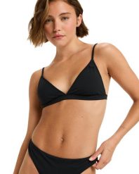 Trójkątny stanik bikini dla Kobiety BEACH CLASSICS FIXED TRI Czarny. Czarne bikini damskie Roxy, bez wzorów. Za 114.99 zł.