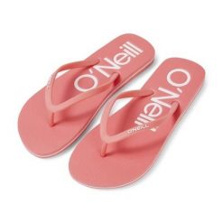ONeill Japonki O'Neill Profile Logo Sandals 92800614901 różowe. Czerwone klapki damskie bez wzorów, z materiału, bez obcasa. Za 192.54 zł.