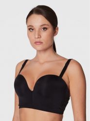 Wonderbra Biustonosz balkonetka WB000BHM Czarny. Czarne biustonosze Wonderbra, bez wzorów, z syntetyku. Za 209.99 zł.