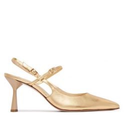 Szpilki HÖGL. Żółte szpilki HÖGL, bez wzorów, bez obcasa. Za 839.99 zł.