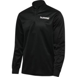 Bluza dresowa zapinana do połowy Hummel Motion PL. Czarne bluzy bez kaptura męskie HUMMEL, m, z dresówki. Za 236.00 zł.