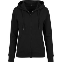 Damska Bluza Z Kapturem French Terry Z Pełnym Zamkiem Błyskawicznym. Czarne bluzy z kapturem damskie BUILD YOUR BRAND, l. Za 153.99 zł.