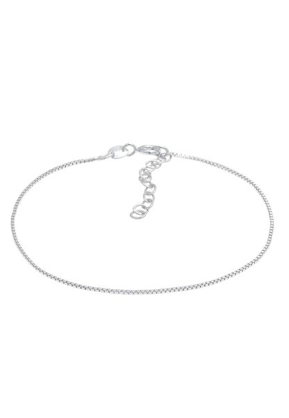 Elli Damski naszyjnik kostkowy podstawowy prostokątny regulowany srebro 925 Sterling Silver Bransoletki 1 ct. Szare bransoletki damskie Elli, srebrne. Za 188.99 zł.