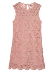 TWINSET Sukienka elegancka 251GJ2QR3 Różowy Regular Fit. Czerwone sukienki dziewczęce Twinset, bez wzorów, z syntetyku, eleganckie, bez ramiączek. Za 399.99 zł.