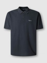 Pepe Jeans Koszulka polo "Oscar" w kolorze granatowym rozmiar: XXL. Niebieskie koszulki polo męskie Pepe Jeans, xxl, bez wzorów, z bawełny, bez ramiączek. Za 122.96 zł.