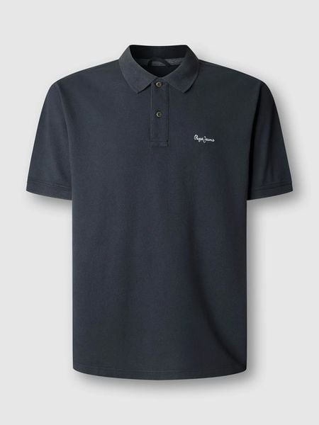 Pepe Jeans Koszulka polo "Oscar" w kolorze granatowym rozmiar: L. Niebieskie koszulki polo męskie Pepe Jeans, l, bez wzorów, z bawełny, bez ramiączek. Za 144.92 zł.