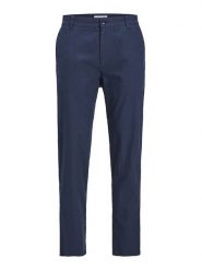 Jack & Jones Spodnie chino w kolorze granatowym rozmiar: W36/L34. Niebieskie spodnie materiałowe męskie Jack & Jones, bez wzorów. Za 127.05 zł.