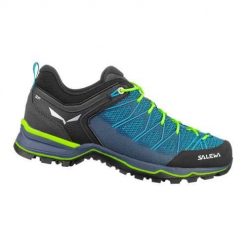 Buty trekkingowe męskie Salewa MS Mtn Trainer Lite. Niebieskie buty trekkingowe męskie Salewa, z materiału, bez zapięcia, wspinaczkowe. Za 841.00 zł.
