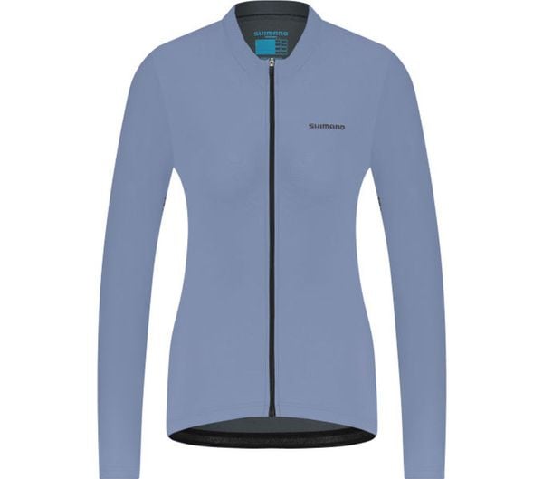 Damska koszulka z długim rękawem ELEMENT, liliowy. Niebieskie bluzki sportowe damskie SHIMANO, s, z elastanu, bez kołnierzyka, bez ramiączek. Za 448.50 zł.
