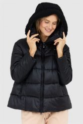 BLAUER Czarna puchowa kurtka damska Joy, Rozmiar L. Czarne kurtki damskie Blauer USA, l, bez wzorów, z puchu, bez kaptura. W wyprzedaży za 1,199.99 zł.
