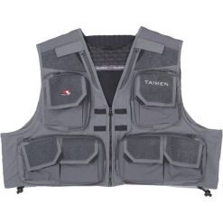Kamizelka wędkarska Taimen Selenga Horizontal. Szare kamizelki męskie TAIMEN, xl. Za 499.00 zł.
