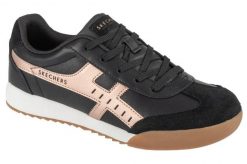 Buty sportowe Sneakersy damskie, Skechers Zinger - Metallic Roads. Czarne buty sportowe na co dzień damskie Skechers, bez wzorów, z materiału, trekkingowe. Za 299.99 zł.