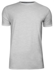 Szary Bawełniany T-Shirt Męski Bez Nadruku -Brave Soul- Koszulka, Krótki Rękaw, Basic. Szare t-shirty męskie Brave Soul, na lato, l, bez wzorów, z bawełny, bez kołnierzyka. Za 45.00 zł.