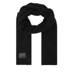 Szalik Guess. Czarne szaliki i kominy damskie Guess, z aplikacjami. Za 329.99 zł.