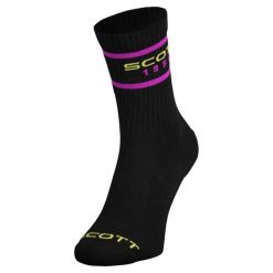Skarpety SCOTT Retro Casual Crew 3. Czarne skarpetki męskie Scott, bez wzorów, z bawełny. Za 83.99 zł.