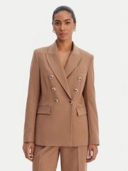 Morgan Marynarka 261-VFALI.F Brązowy Slim Fit. Brązowe marynarki i żakiety damskie Morgan, bez wzorów, z wiskozy. Za 479.99 zł.