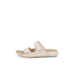 Kobiece klapki na koturnie Ecco Cozmo Strap. Brązowe obuwie trekkingowe damskie ECCO. Za 448.00 zł.