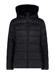 CMP Kurtka zimowa w kolorze czarnym rozmiar: 38. Czarne kurtki damskie CMP, na zimę, bez wzorów, z puchu, bez kaptura. Za 209.33 zł.