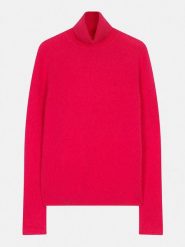 Perfect Cashmere Kaszmirowy golf "Ashley" w kolorze różowym rozmiar: L. Różowe golfy damskie Perfect Cashmere, l, bez wzorów, z kaszmiru, bez ramiączek. Za 346.18 zł.