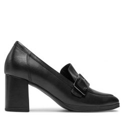 Czółenka Gabor. Czarne czółenka damskie Gabor, bez wzorów, bez obcasa. Za 759.99 zł.