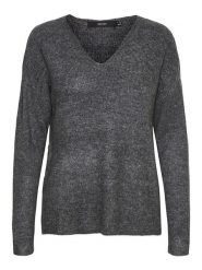 Vero Moda Sweter w kolorze antracytowym rozmiar: XS. Czarne swetry klasyczne damskie Vero Moda, xs, bez kołnierzyka. Za 43.88 zł.