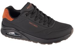 Buty do chodzenia męskie Skechers Uno. Czarne buty sportowe na co dzień męskie Skechers, z materiału, bez zapięcia, trekkingowe. Za 299.99 zł.