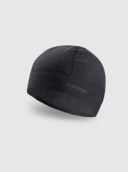 4F Czapka trekkingowa polarowa Polartec uniseks - czarna S/M. Czarne czapki męskie 4f, na zimę, bez wzorów, z materiału, biznesowe. Za 89.99 zł.