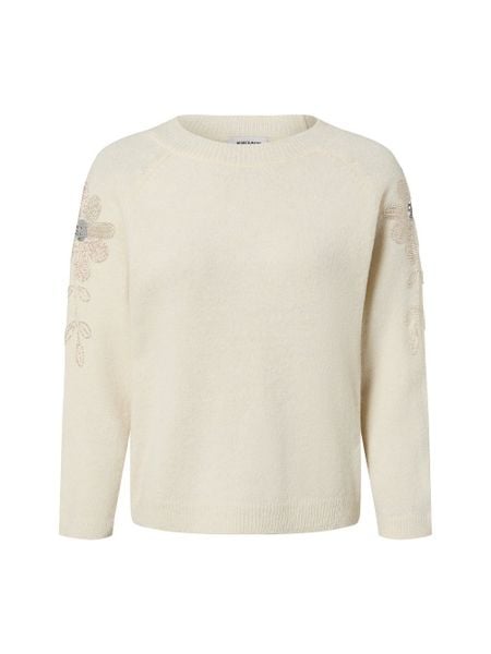 More & More Sweter z dzianiny Kobiety biały, 44. Białe swetry klasyczne damskie MORE & MORE, z dzianiny, bez kołnierzyka. Za 229.95 zł.