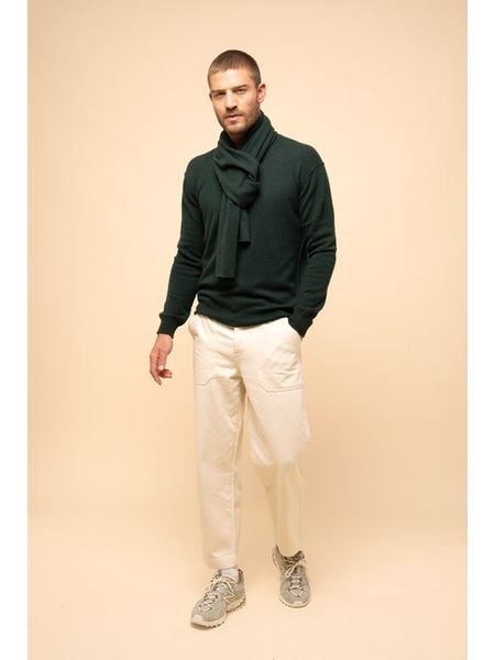 Just Cashmere Kaszmirowy szal w kolorze zielonym - 200 x 30 cm rozmiar: onesize. Zielone szaliki i kominy damskie Just Cashmere, bez wzorów, z kaszmiru. Za 275.40 zł.