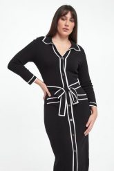 Sukienka dzianinowa JOSEPH RIBKOFF. Sukienki damskie Joseph Ribkoff, l, bez wzorów, z dzianiny, bez kołnierzyka, bez ramiączek. Za 1,329.00 zł.