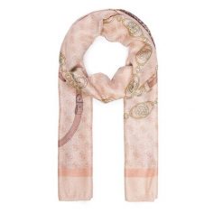 Szal Guess. Czerwone szaliki i kominy damskie Guess, z aplikacjami. Za 154.99 zł.