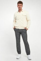 Spodnie męskie w kratkę Sake JOOP!. Spodnie materiałowe męskie Joop!, bez wzorów. W wyprzedaży za 510.30 zł.