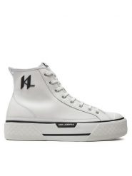 KARL LAGERFELD Trampki KL50450 Biały. Białe trampki i tenisówki męskie Karl Lagerfeld, bez wzorów, ze skóry, bez zapięcia. Za 579.99 zł.