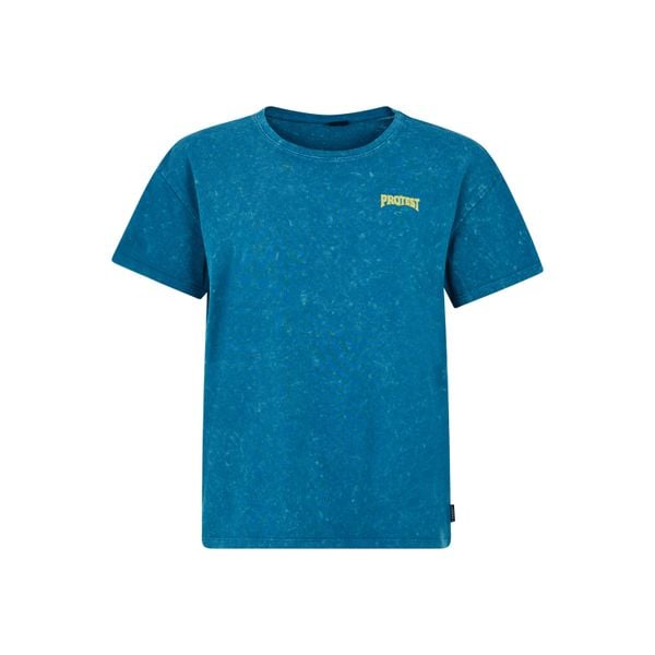 Koszulka damska Protest Alpha. Niebieskie bluzki damskie Protest, bez wzorów, bez ramiączek. Za 217.50 zł.