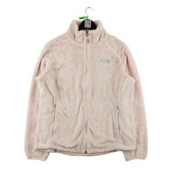 Second life - Kurtka polarowa Osito TNF dla kobiet - Stan bardzo dobry. Czerwone kurtki damskie The North Face, bez wzorów, z polaru, bez kaptura. Za 211.46 zł.