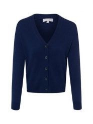Marie Lund sweter z czystego kaszmiru Kobiety Kaszmir niebieski, S. Niebieskie swetry klasyczne damskie Marie Lund, s, z kaszmiru, bez kołnierzyka. Za 799.95 zł.