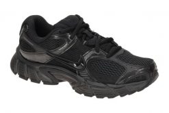 Buty sportowe NIKE V5 RNR dla kobiet. Czarne buty sportowe na co dzień damskie Nike, bez wzorów, z gumy, do biegania. Za 381.30 zł.