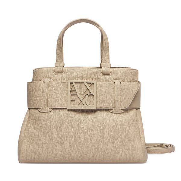 Torebka Armani Exchange. Brązowe torebki klasyczne damskie Armani Exchange, bez wzorów, bez dodatków. Za 729.99 zł.