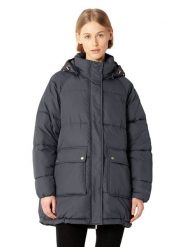 Ilse Jacobsen Płaszcz pikowany w kolorze antracytowym rozmiar: M/L. Czarne płaszcze damskie Ilse Jacobsen, l, bez wzorów. Za 404.99 zł.