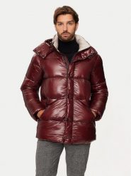 Hetregó Kurtka puchowa Justin 8N562 Bordowy Regular Fit. Czerwone kurtki męskie HETREGO, m, bez wzorów, z puchu, bez kaptura. Za 1,749.00 zł.