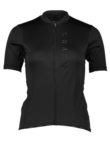 Craft Koszulka kolarska "Summit" w kolorze czarnym rozmiar: L. Czarne bluzki sportowe damskie Craft, l, bez kołnierzyka, bez ramiączek. Za 118.28 zł.