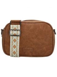 Beagles Torebka "Malaga" w kolorze jasnobrązowym - 18,5 x 12 x 4,5 cm rozmiar: onesize. Brązowe torebki klasyczne damskie Beagles, bez wzorów, z materiału, małe, bez dodatków. Za 92.21 zł.