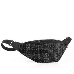 Nerka CITY BELTBAG, bouclé black. Czarne walizki Reisenthel, bez wzorów, z poliesteru. Za 167.90 zł.
