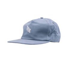 Dorosły Rowery Górskie Czapka Z Daszkiem Casquette Title Unstructured Niebieska. Niebieskie czapki męskie TITLE, bez wzorów, z bawełny, eleganckie. Za 239.50 zł.