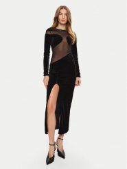 Undress Code Sukienka koktajlowa Velvet Sky 732 Czarny Slim Fit. Czarne sukienki damskie Undress code, xl, bez wzorów, z syntetyku, wizytowe, bez kołnierzyka, bez ramiączek. Za 609.99 zł.