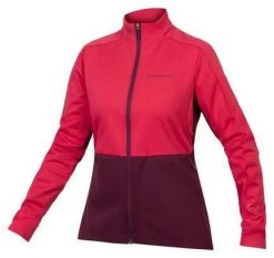Damska bluza dresowa Endura Windchill II. Czerwone bluzy bez kaptura damskie ENDURA, m, z dresówki. Za 641.00 zł.