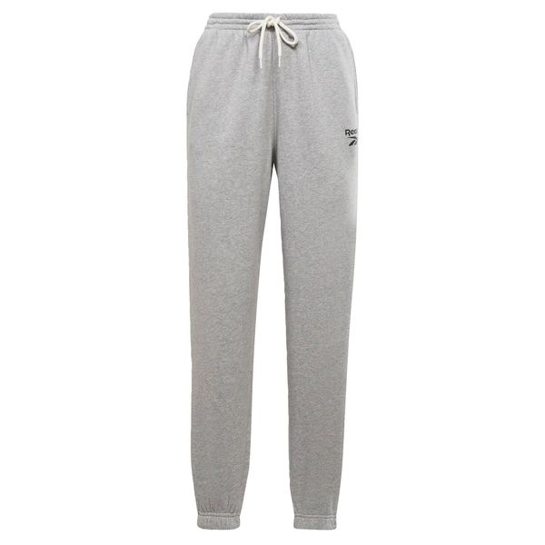 Spodnie damskie Reebok Identity. Szare spodnie dresowe damskie Reebok, l, bez wzorów, z polaru. Za 109.00 zł.