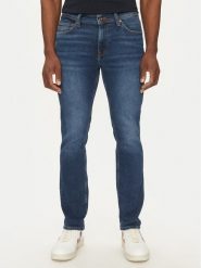 Mustang Jeansy Vegas 1016310 Granatowy Slim Fit. Niebieskie jeansy męskie Mustang. Za 229.99 zł.