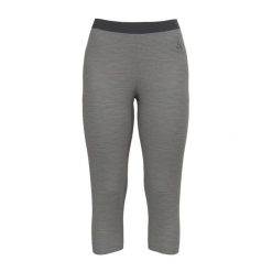 Legginsy termoaktywne damskie Odlo MERINO 200 base layer 3 /4 bottoms. Szare bielizna termoaktywna damska Odlo, bez wzorów. Za 342.00 zł.